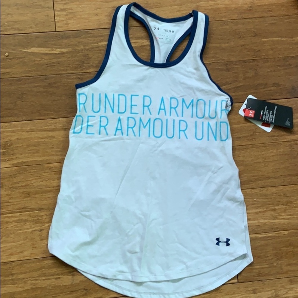 ☀️ 3/$36 or 2/$30 NEW UNDER ARMOUR Girls HeatGear Tank sz YMD